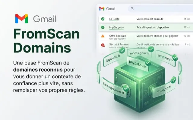 FromScan Domains - base de domaines reconnus