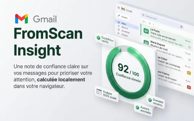 FromScan Insight - note de confiance
